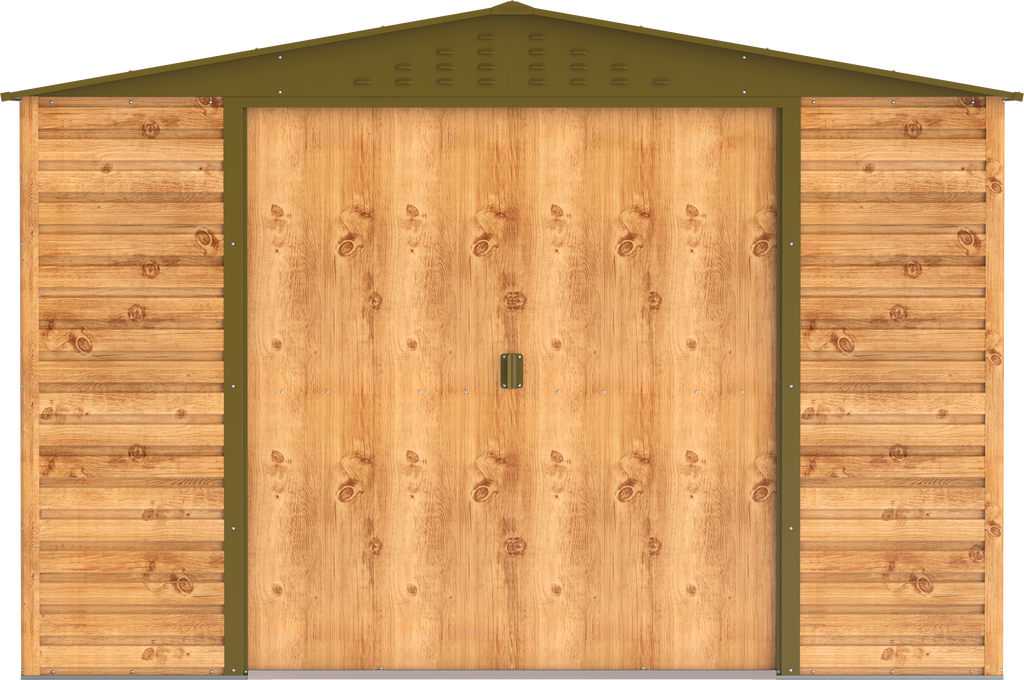 Caseta metálica Alpine 10x8 Imitación Madera