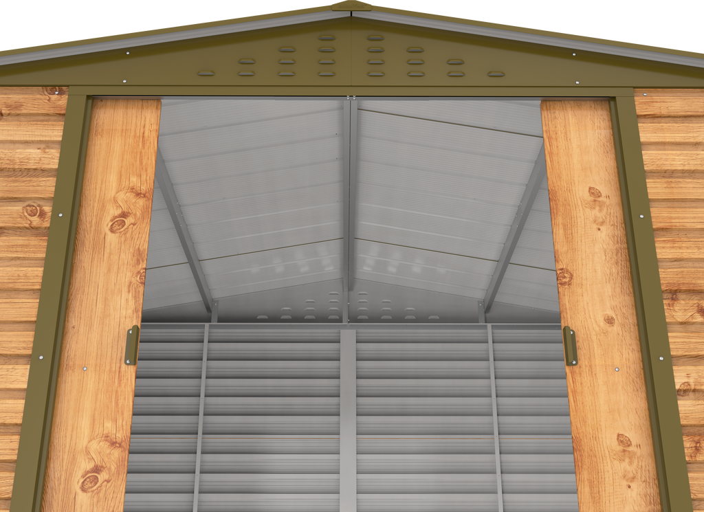 Caseta metálica Alpine 10x8 Imitación Madera