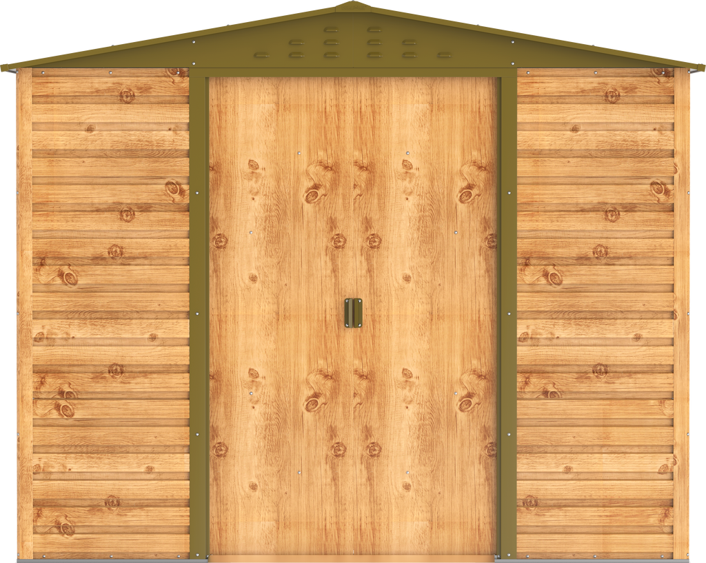 Caseta metálica Alpine 8x6 Imitación Madera