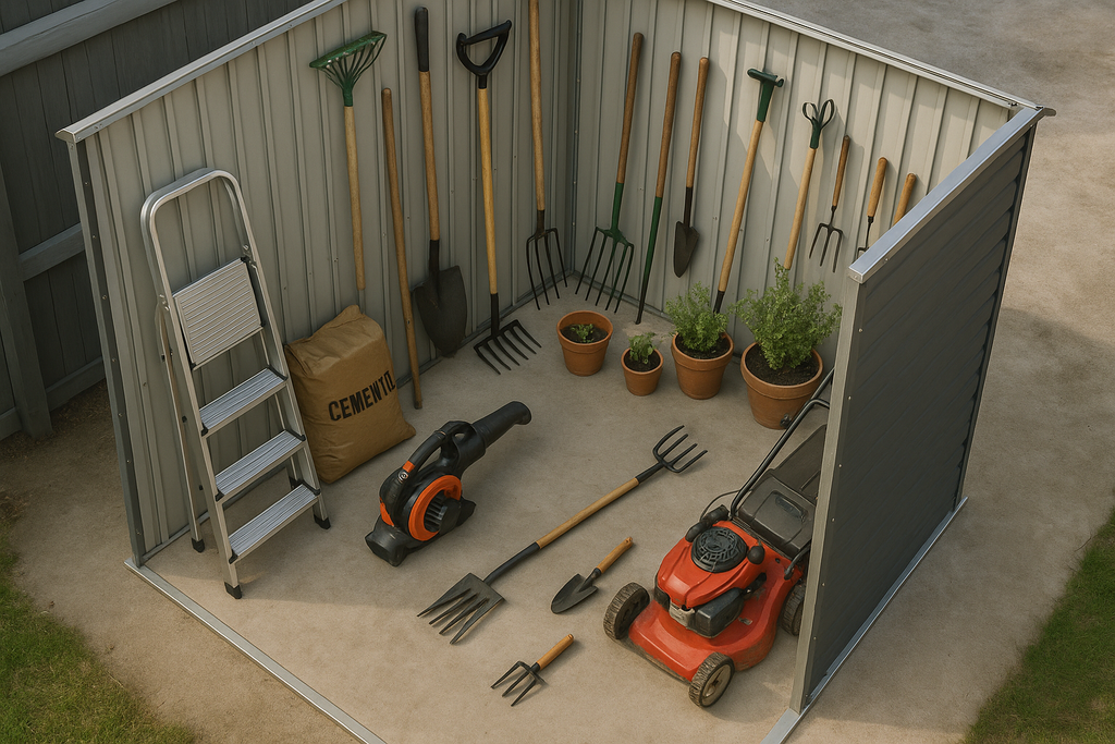 Alpine 8x6 Anthracite Grey Metal Shed